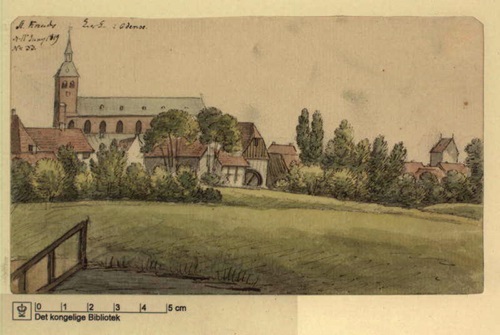 Ole Jørgen Rawert St. Knuds Kirke i Odense d 11 Juny 1819. No. 33 x400